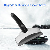 1-5PCS Snow Removal Scraper Portable Windshield Ice Scraper Stainless Steel Frost Removal Tool For Car Window Snow Cleaning Tool