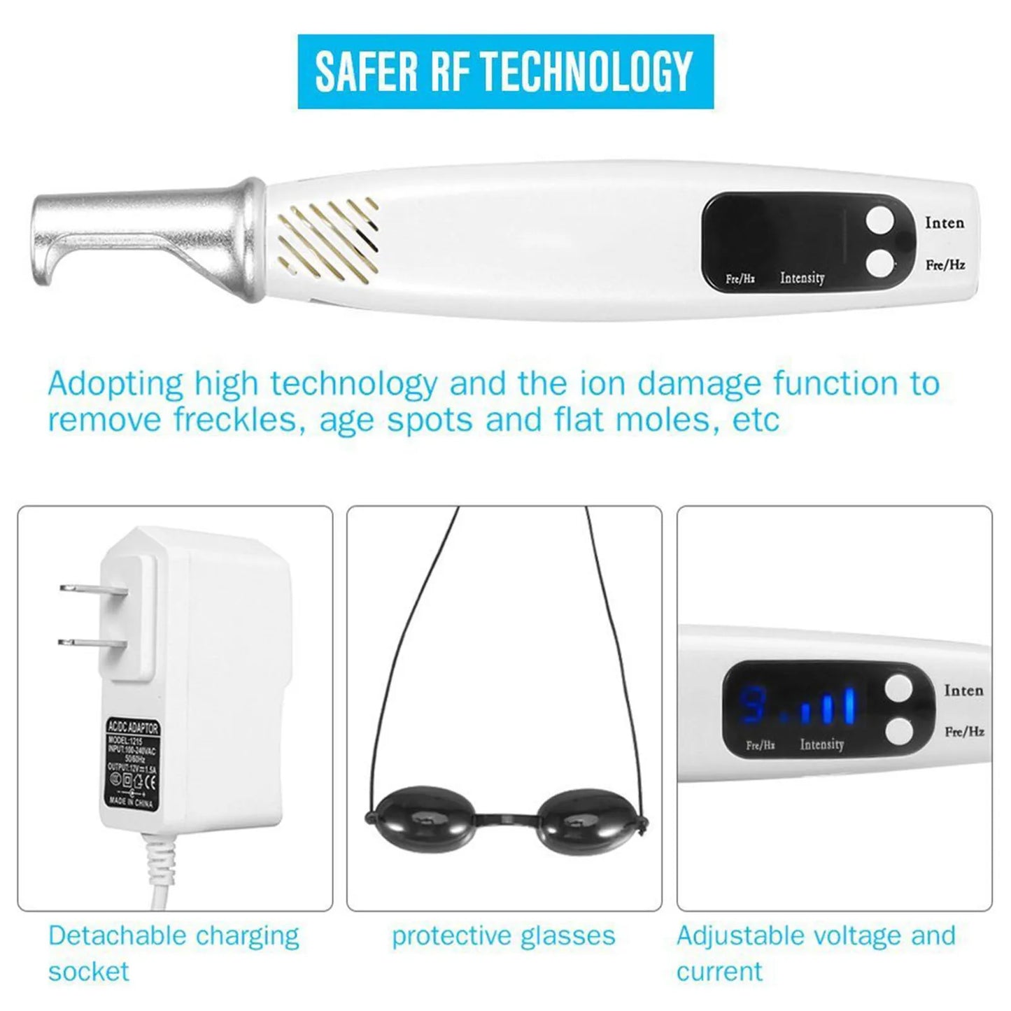 Handheld Picosecond Laser Pen Tattoo Scar Freckle Removal Machine Skin Beauty Device
