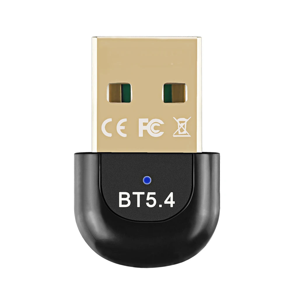 Bluetooth Adapter for PC USB Bluetooth 5.4 Dongle Bluetooth Receiver for Speaker Wireless Mouse Keyboard Music Audio Transmitter