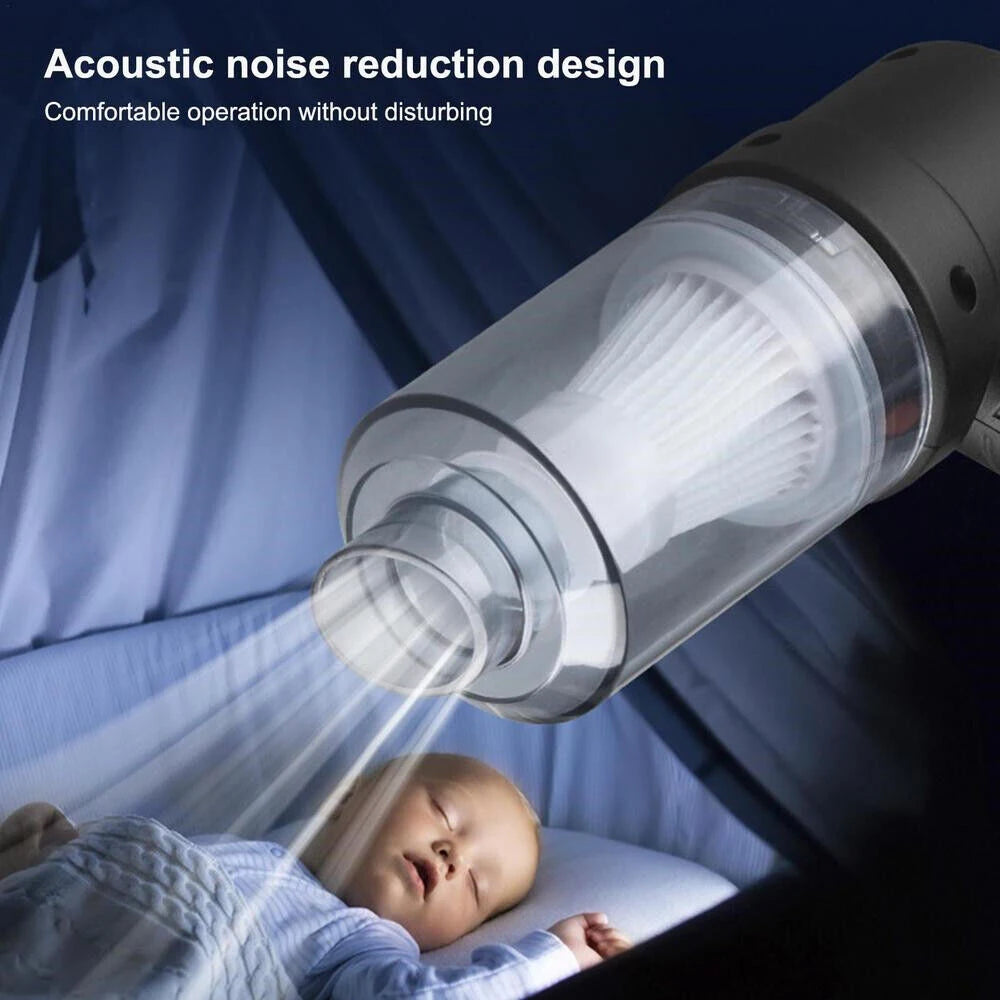 Wireless Handheld Vacuum Cleaner 2 in1 Portable Mini Rechargeable Hand Held Dual Use Vacuum Cleaner Air Blower for Home and Car