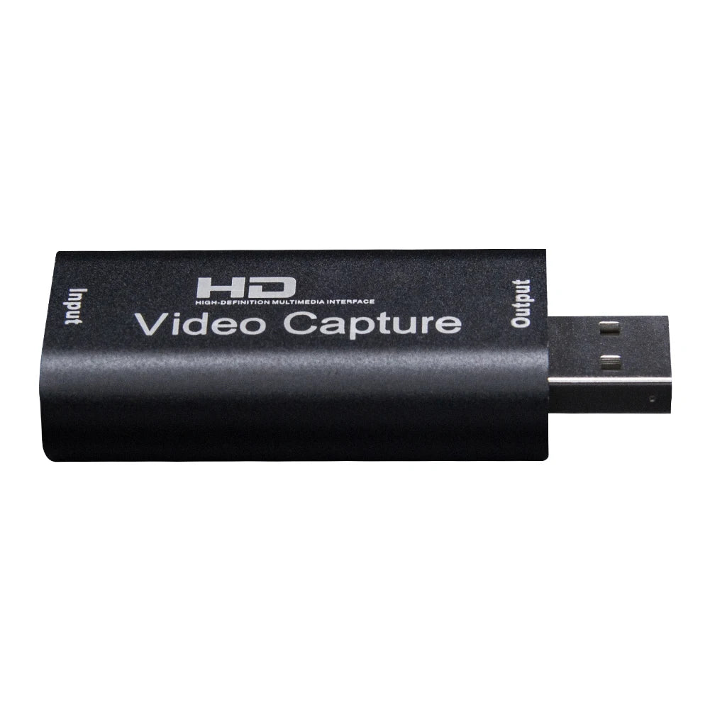 4K HDMI-compatible To USB 2.0 Video Capture Card Game Capture Card Adapter Screen Record Capture Device for PS4 DVD Camera
