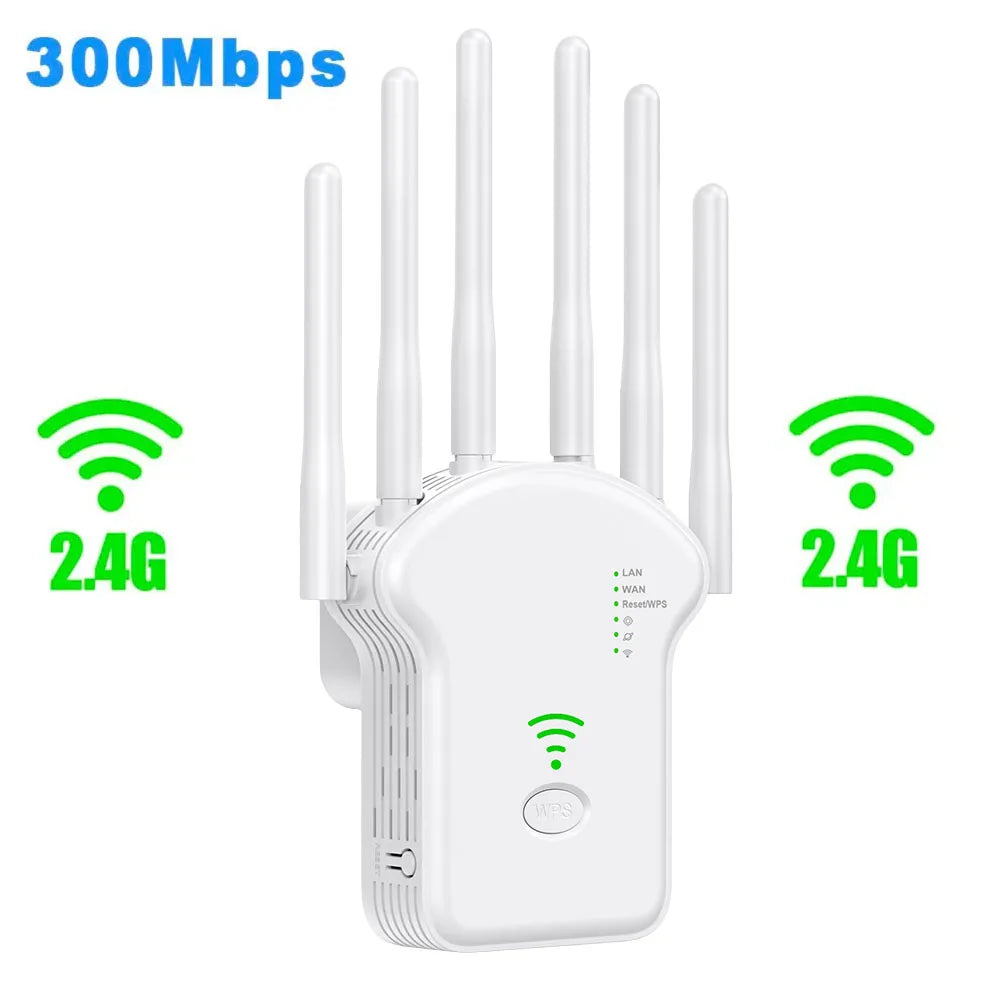 1200Mbps Wireless WiFi Repeater Wifi Signal Booster Dual-Band 2.4G 5G WiFi Extender 802.11ac Gigabit WiFi Amplifier WPS Router