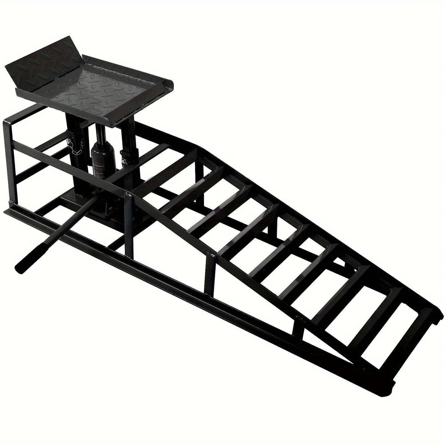 Auto Car Truck Service Ramps Lifts, Garage Car Lift Hydraulic Ramps 5 Ton, Automotive Hydraulic Lift Repair Frame Lift (2pcs)