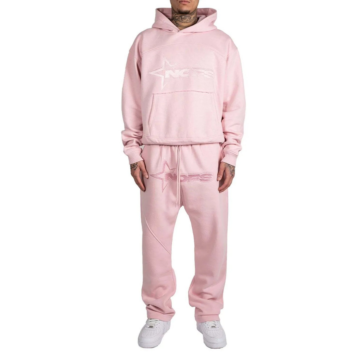 Men Women Hoodie Men's And Women's Jogging Sets Hip-hop Sports Two-piece Sets Long Sleeved Tops And Pants Casual Sports Suit