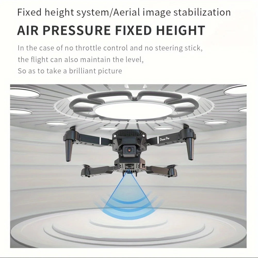 The new E88PRO upgrade professional HD camera LED lighting aerial photography 360° all-round collapsible wide-angle RC drone