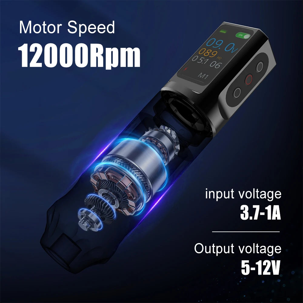 Yilong Tattoo Supplies High Quality Tattoo Pen Kits For Permanent Makeup Tattoo Machine Tattoo Power Supply Tattoo Gun Kit