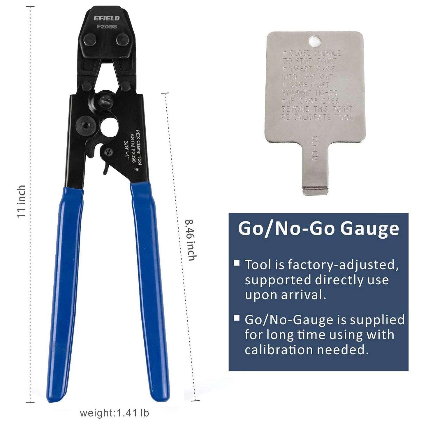 PEX Cinch Clamp Crimp Tool - EFIELD
