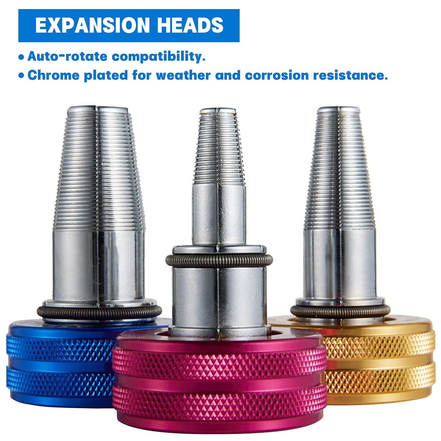 Expansion Tool Kit w/Color Coded Expander Heads (HK-888)