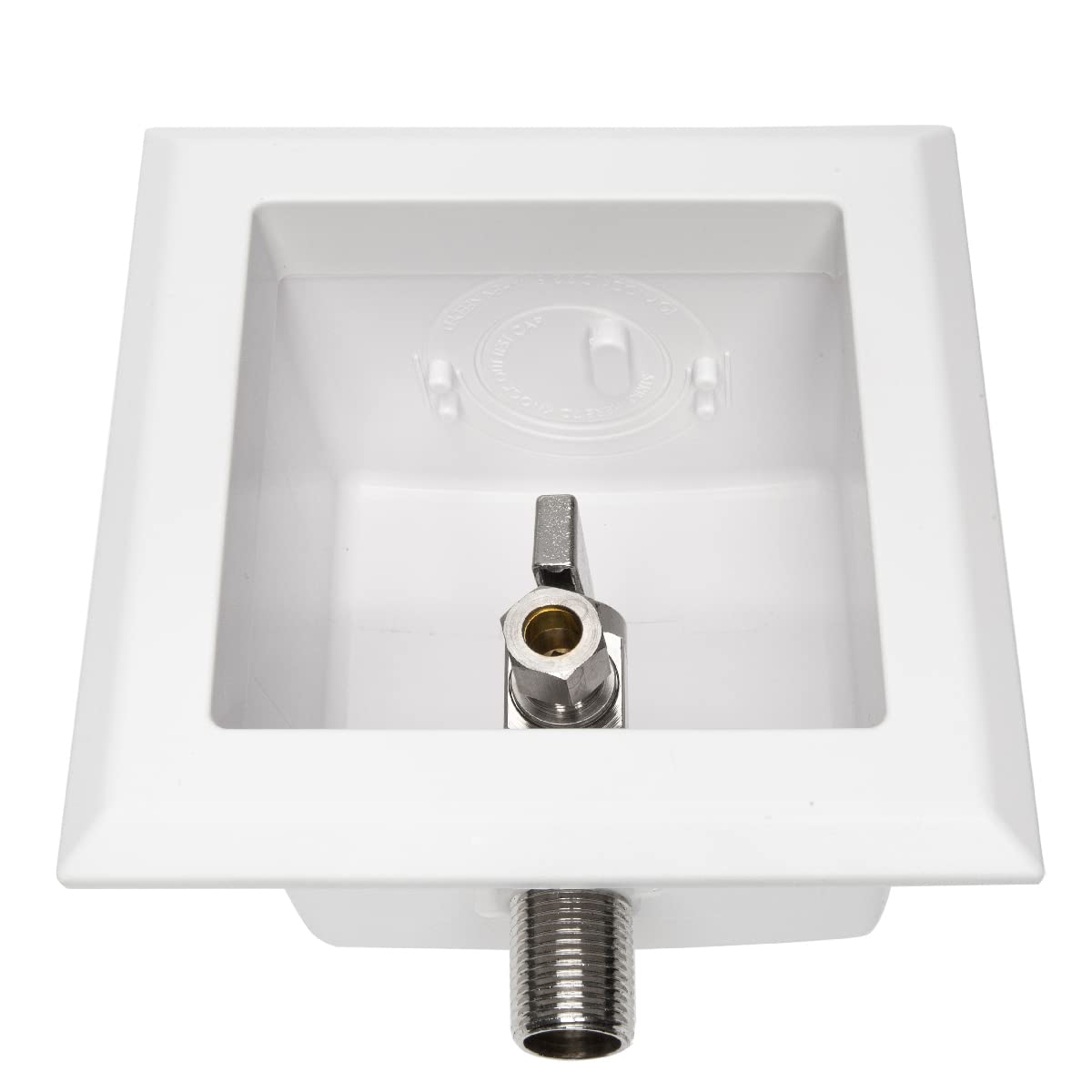 10 Pcs 1/2" Sweat Intel, Toilet Outlet Box, with Installed 1/4 Turn Angle Stop Valve