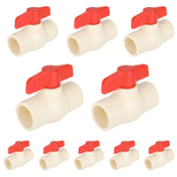 10 Pcs 1-1/4" CPVC Ball Valve (Solvent) Plumbingsell