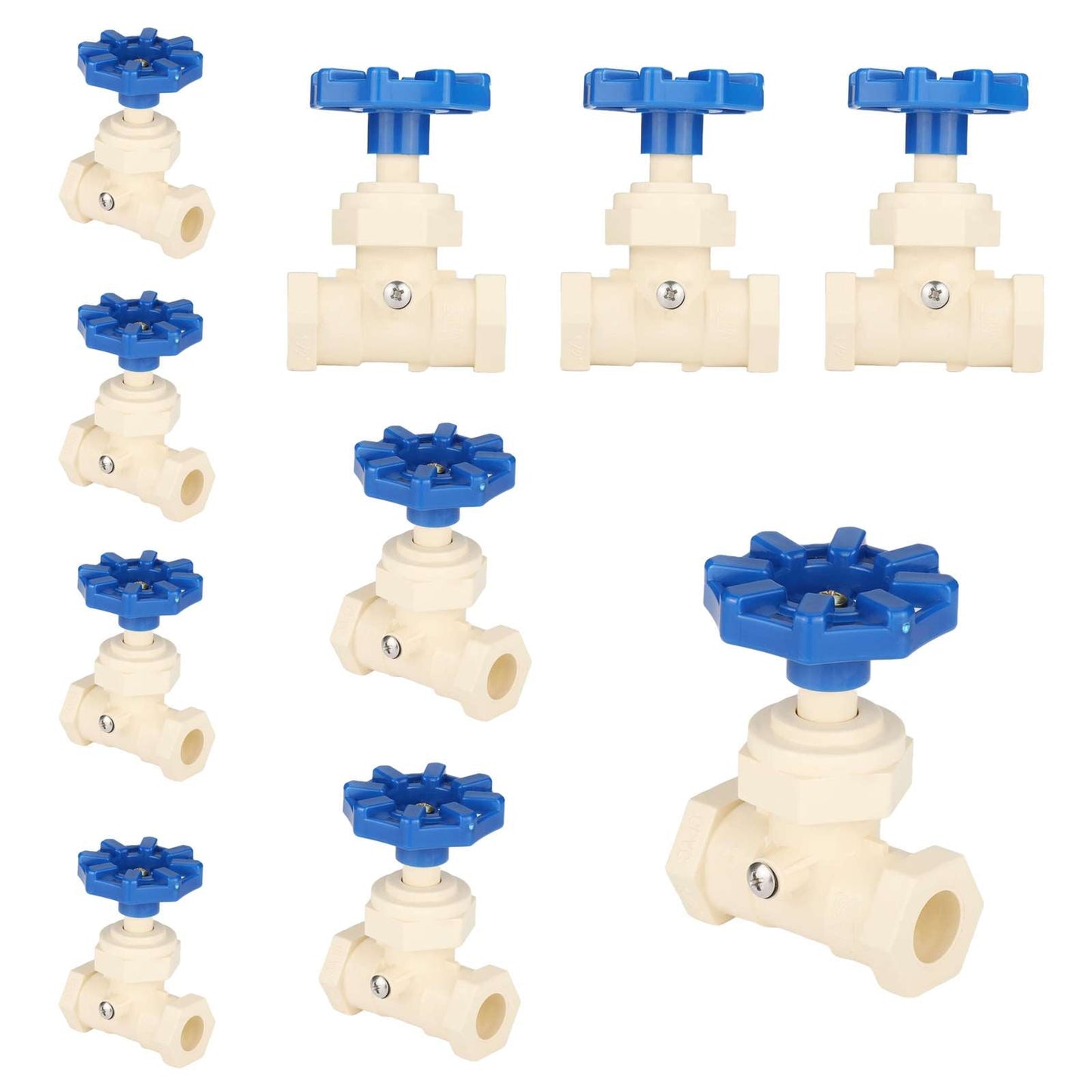 10 Pcs 3/4" CPVC Stop and Waste Valve