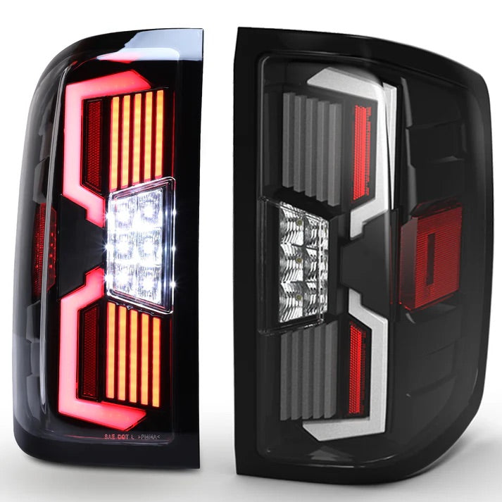 Winjet 2014-2018 Chevy Silverado 1500/2015-2019 Chevy Silverado 2500HD 3500HD LED Sequential Tail light