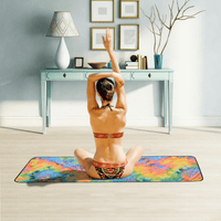 JupiterGear Tie Dye Yoga Mat Towel with Slip-Resistant Grip Dots Jupiter Gear