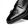 Zelli Italia Zelli Italia 21-532-BKM ANDREA Crocodile Lace Up, Black
