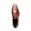 Zelli Italia Zelli Italia 21-532-CGM ANDREA Crocodile Lace Up, Cognac