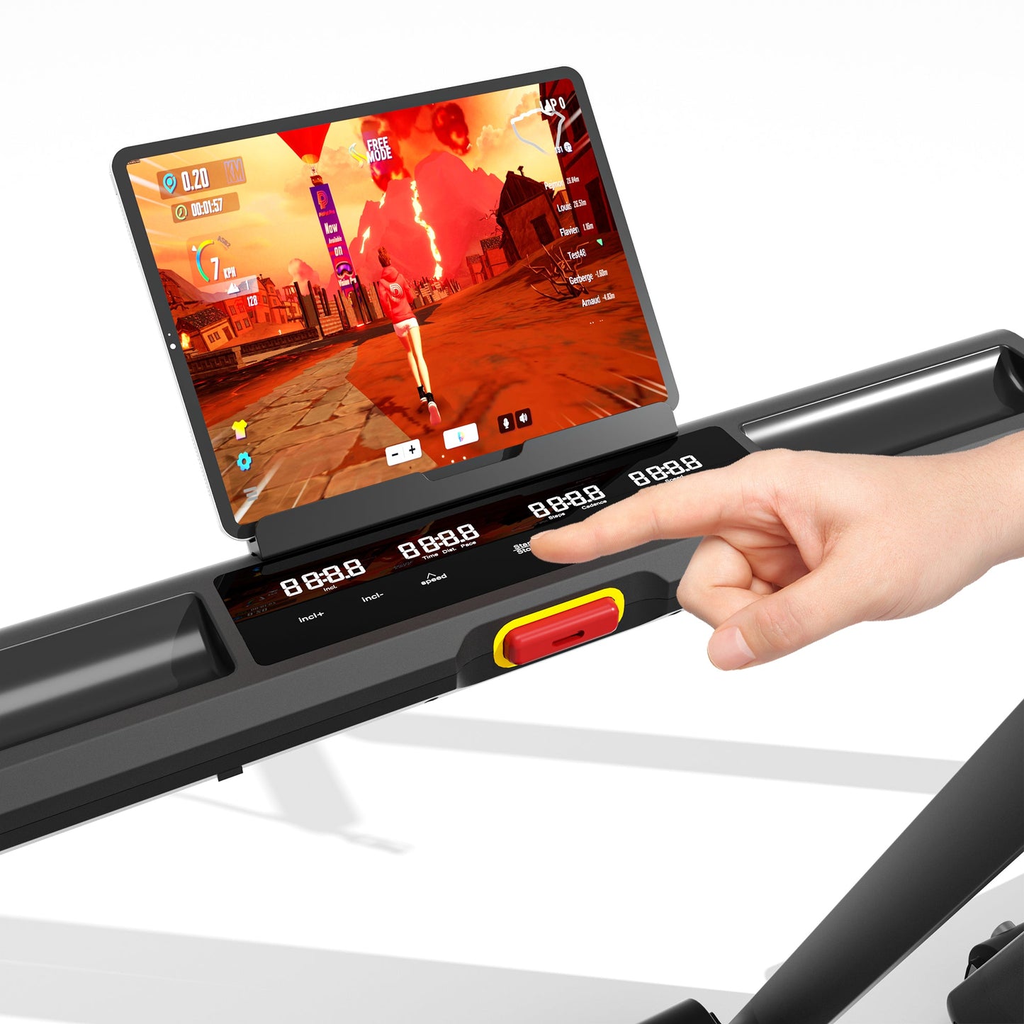 DeerRun X20 Treadmill with 15% Auto Incline Full Running Deck Treadmill | 400Lbs, 11.3Mph