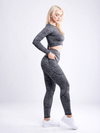 JupiterGear High-Waisted Classic Gym Leggings with Side Pockets Jupiter Gear