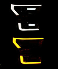 AlphaRex 15-17 Ford F150 / 17-20 Ford F150 Raptor LUXX-Series LED Projector Headlights Jet Black OffRoadUSA.com