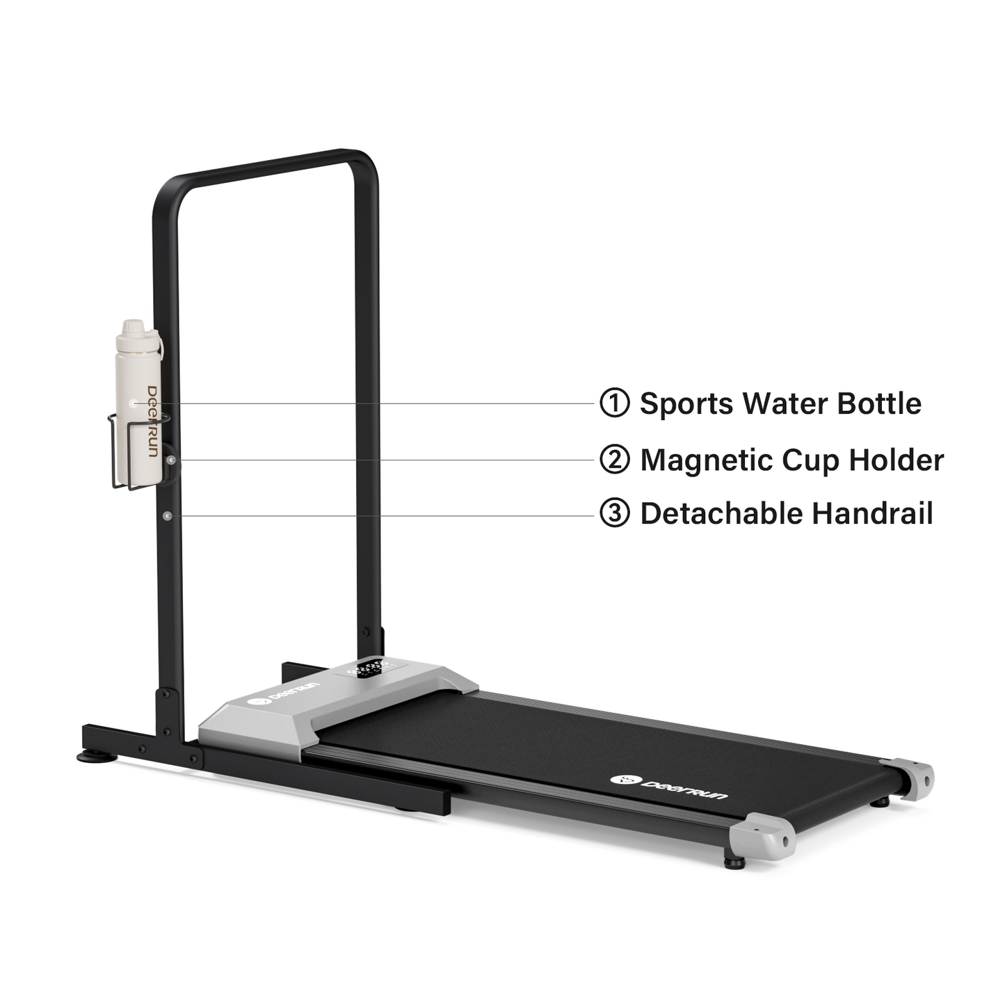 DeerRun® DeerRun Q1 Urban Mini Under-Desk Treadmill with Remote Control
