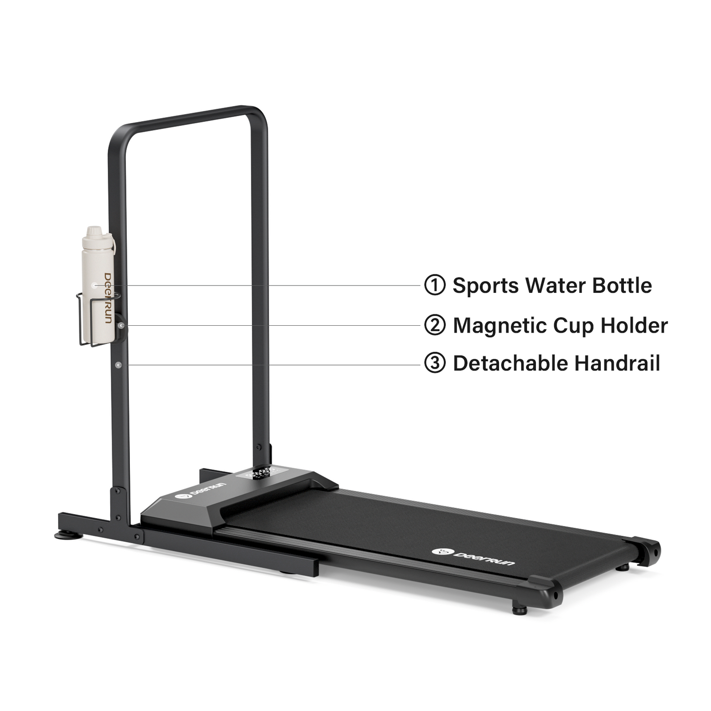 DeerRun® DeerRun Q1 Urban Mini Under-Desk Treadmill with Remote Control