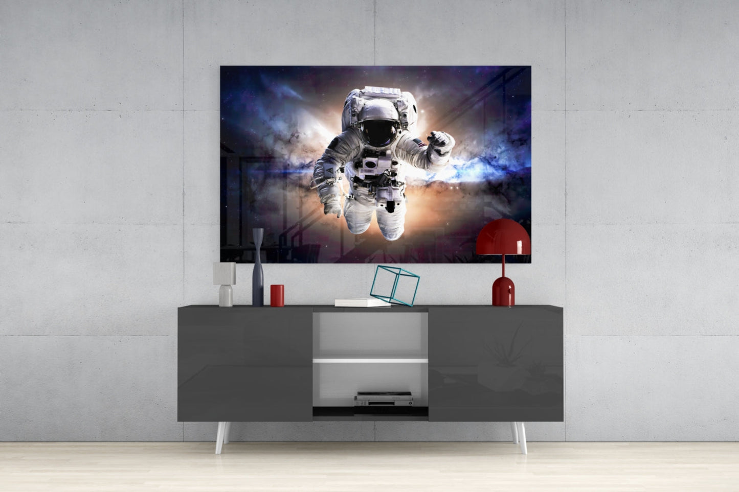 Insigneart USA Insigneart USA Astronaut Glass Wall Art
