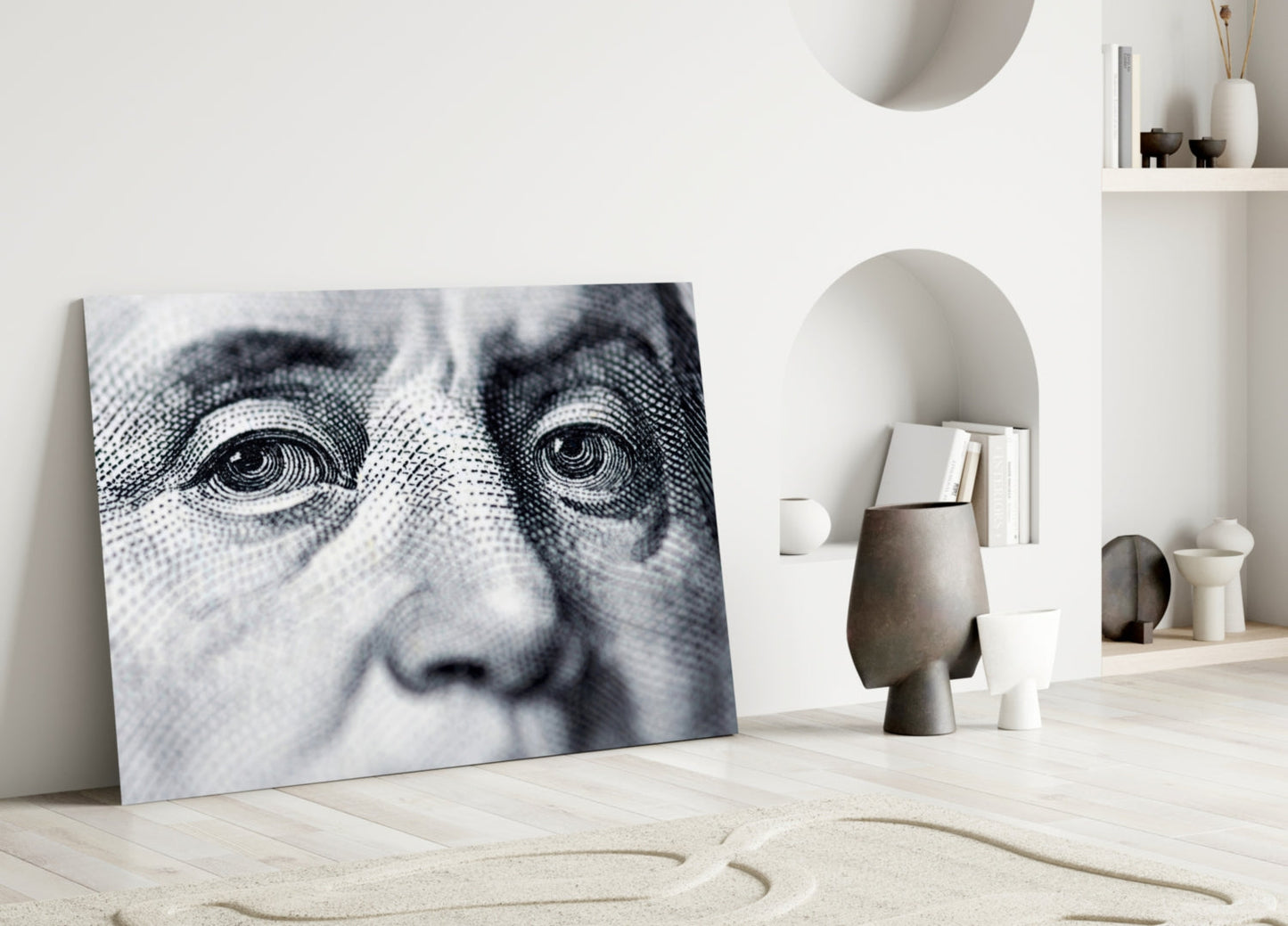 Insigneart USA Insigneart USA Benjamin Franklin Glass Wall Art
