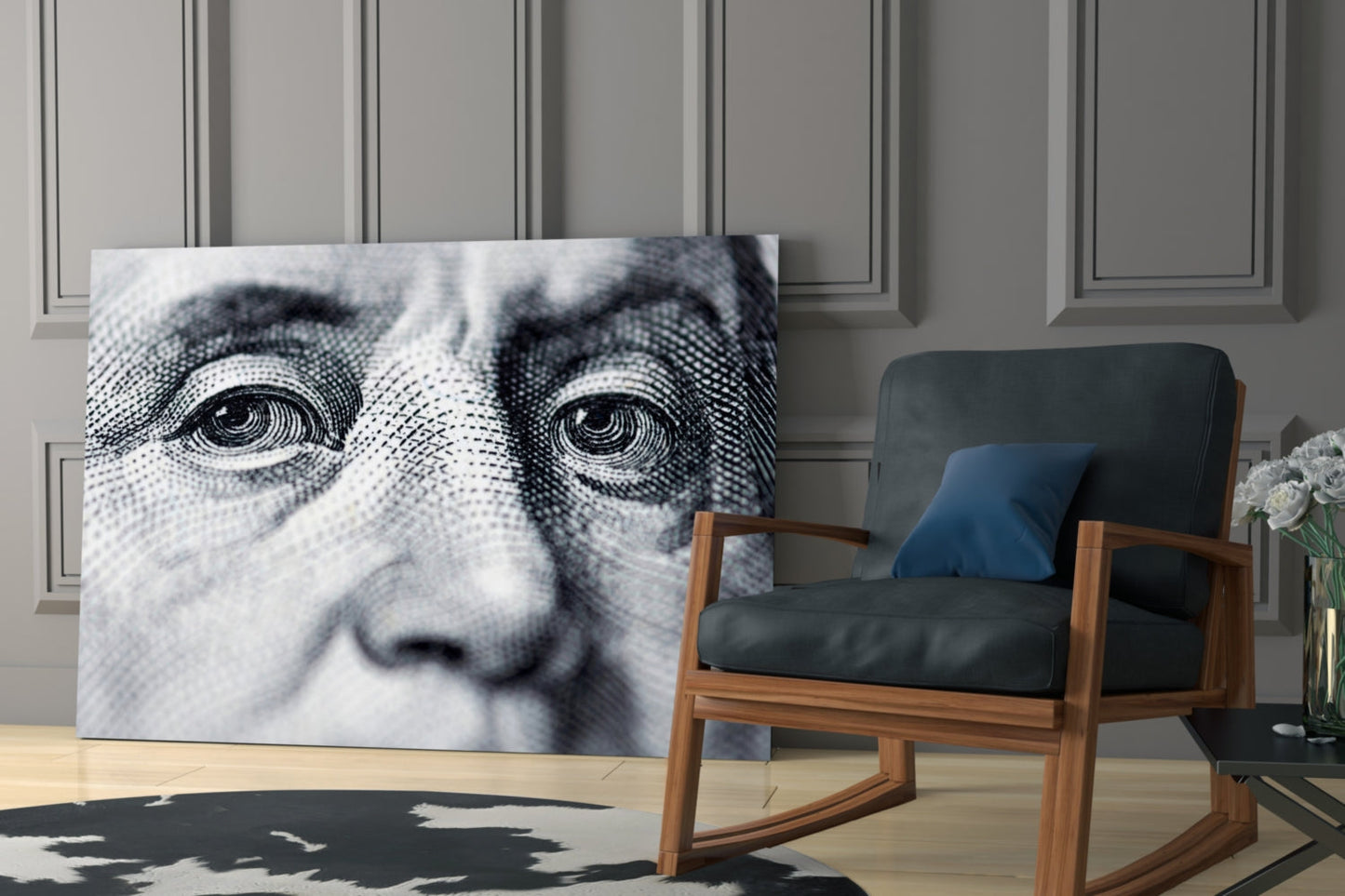 Insigneart USA Insigneart USA Benjamin Franklin Glass Wall Art