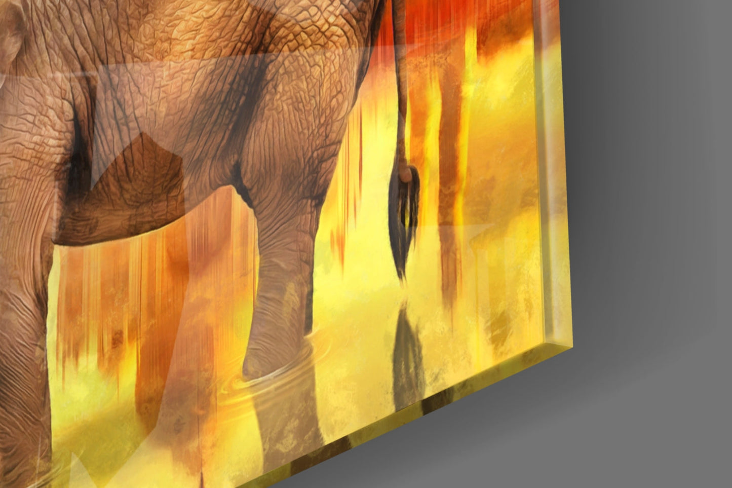 Insigneart USA Insigneart USA Elephant Glass Wall Art