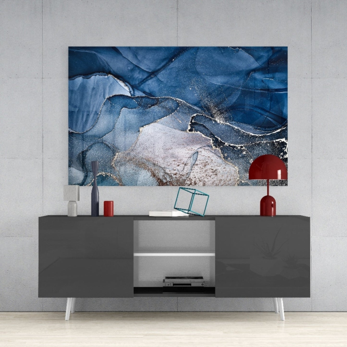 Insigneart USA Insigneart USA Abstract Depth Glass Wall Art