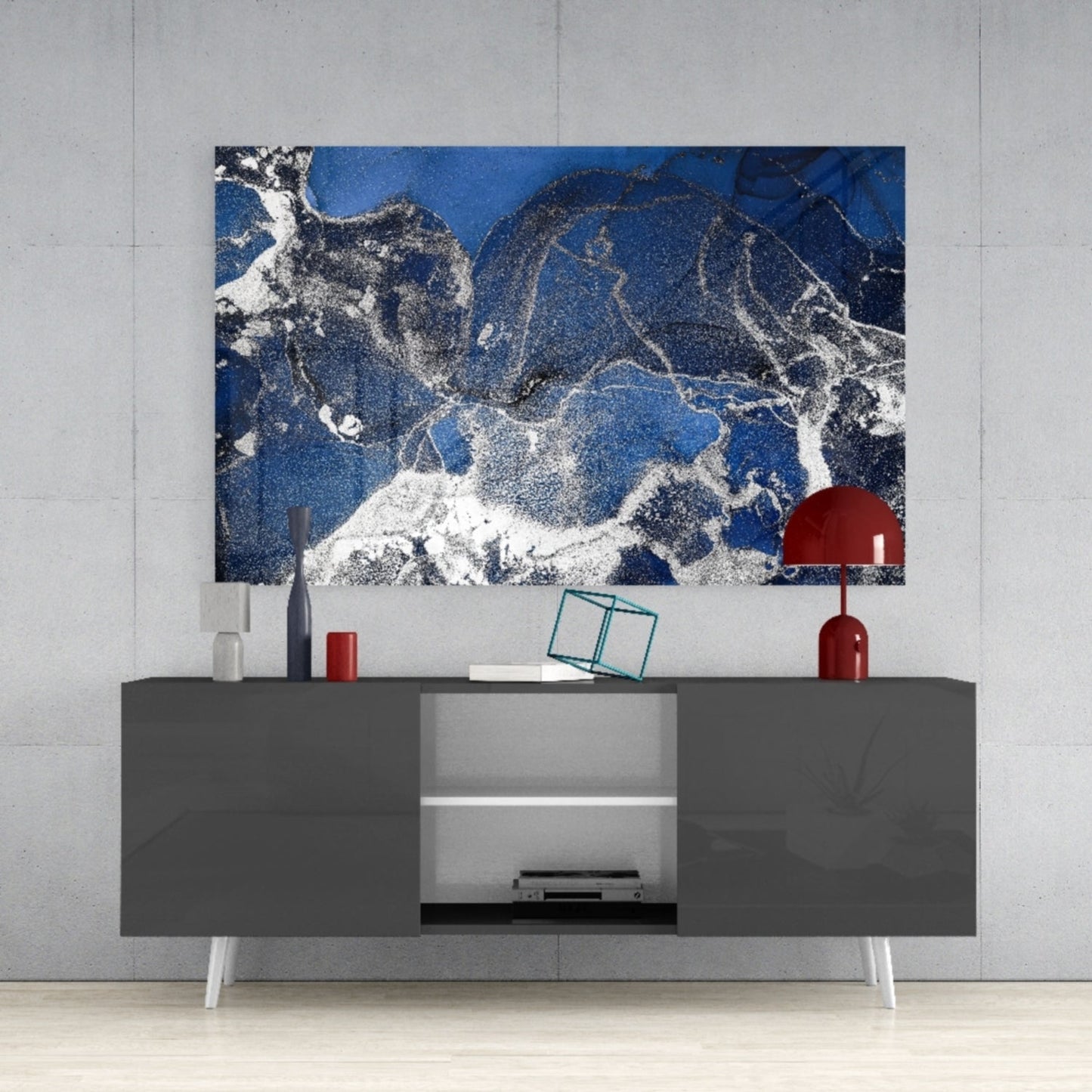 Insigneart USA Insigneart USA Abstract Depth Glass Wall Art
