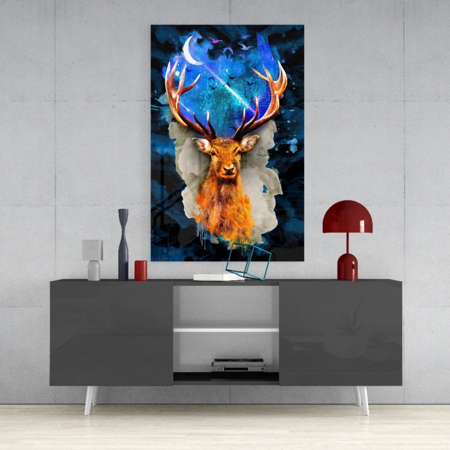 Insigneart USA Insigneart USA Deer Glass Wall Art