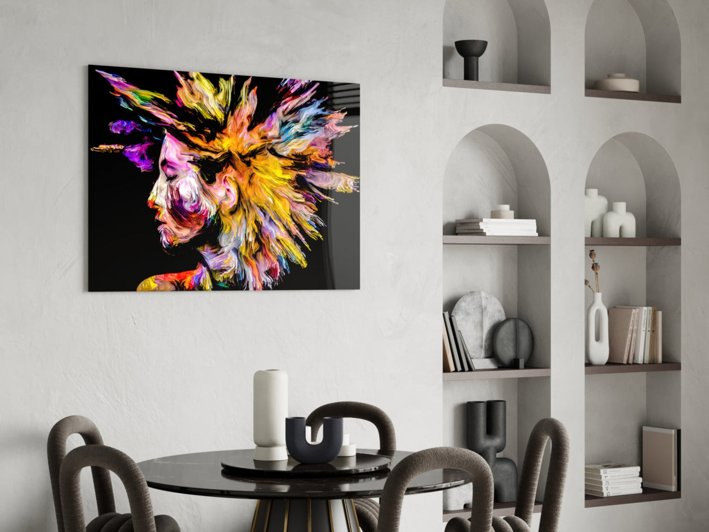 Insigneart USA Insigneart USA Colorful Thoughts Glass Wall Art