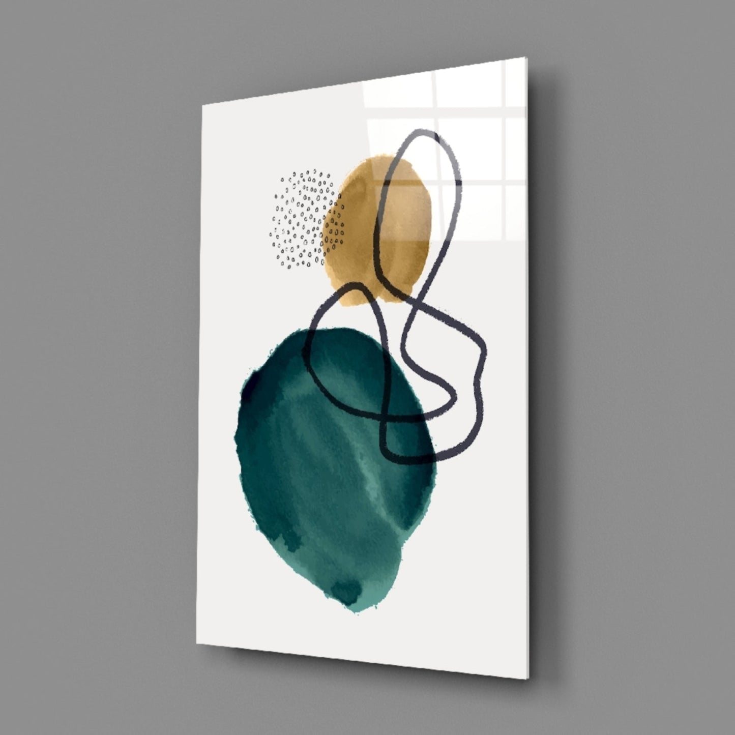Insigneart USA Insigneart USA Abstract Shapes Glass Wall Art