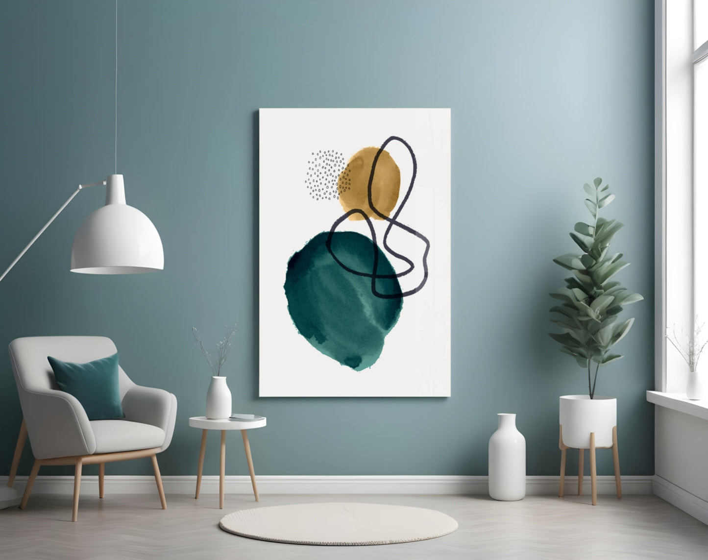 Insigneart USA Insigneart USA Abstract Shapes Glass Wall Art