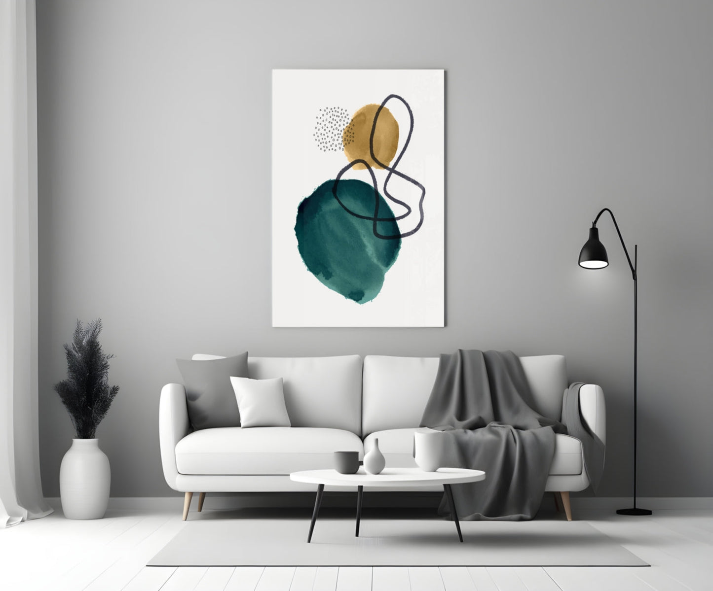 Insigneart USA Insigneart USA Abstract Shapes Glass Wall Art