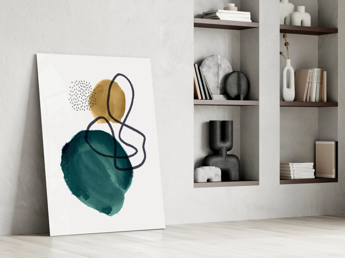 Insigneart USA Insigneart USA Abstract Shapes Glass Wall Art