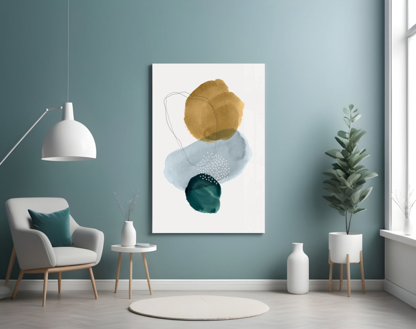 Insigneart USA Insigneart USA Abstract Shapes Glass Wall Art