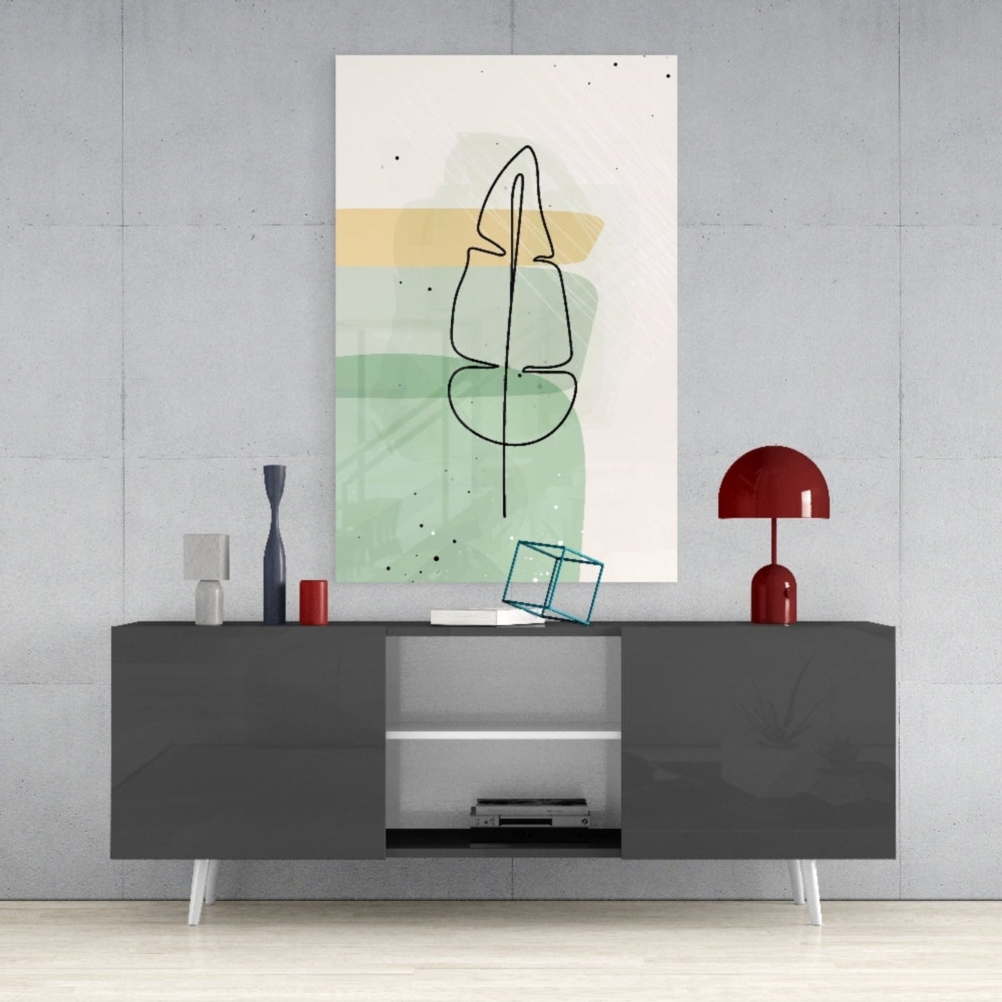 Insigneart USA Insigneart USA Abstract Shapes Glass Wall Art