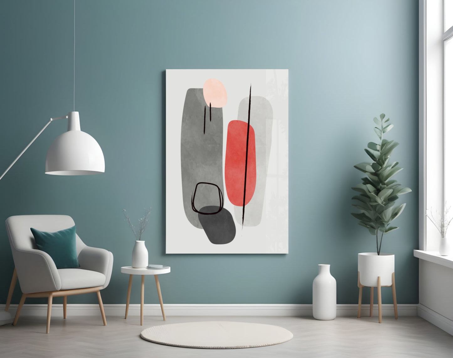 Insigneart USA Insigneart USA Abstract Shapes Glass Wall Art