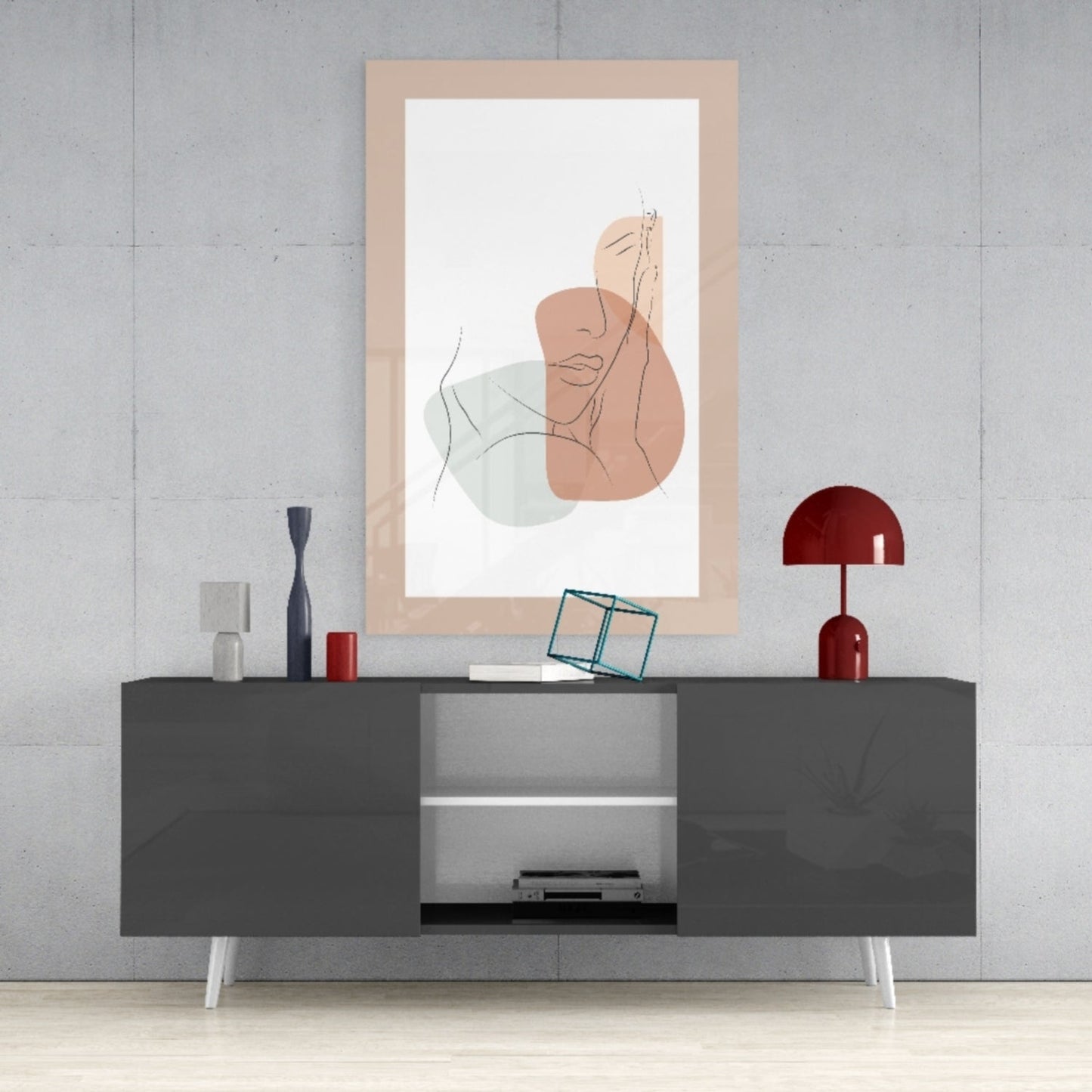 Insigneart USA Insigneart USA Abstract Shapes Glass Wall Art