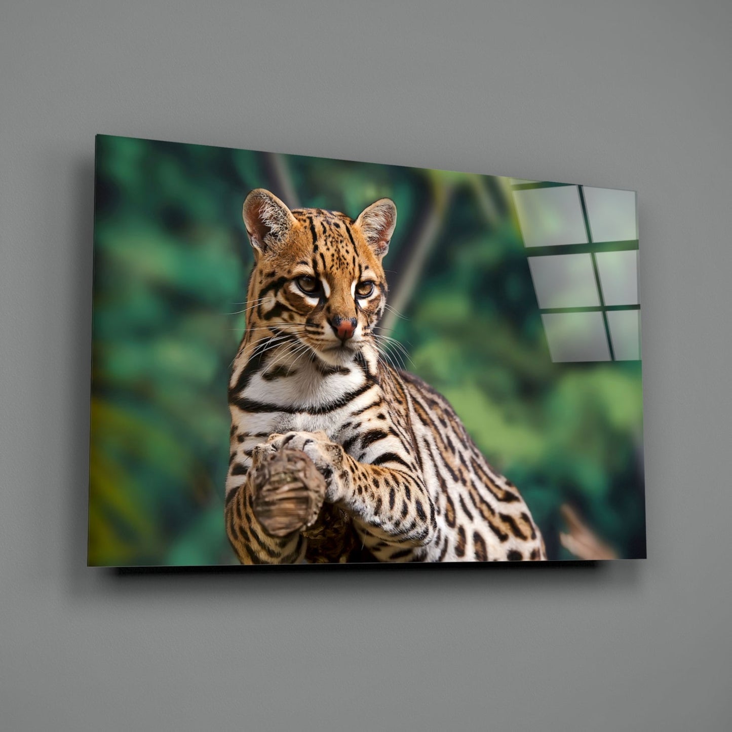Insigneart USA Insigneart USA Cheetah Glass Wall Art
