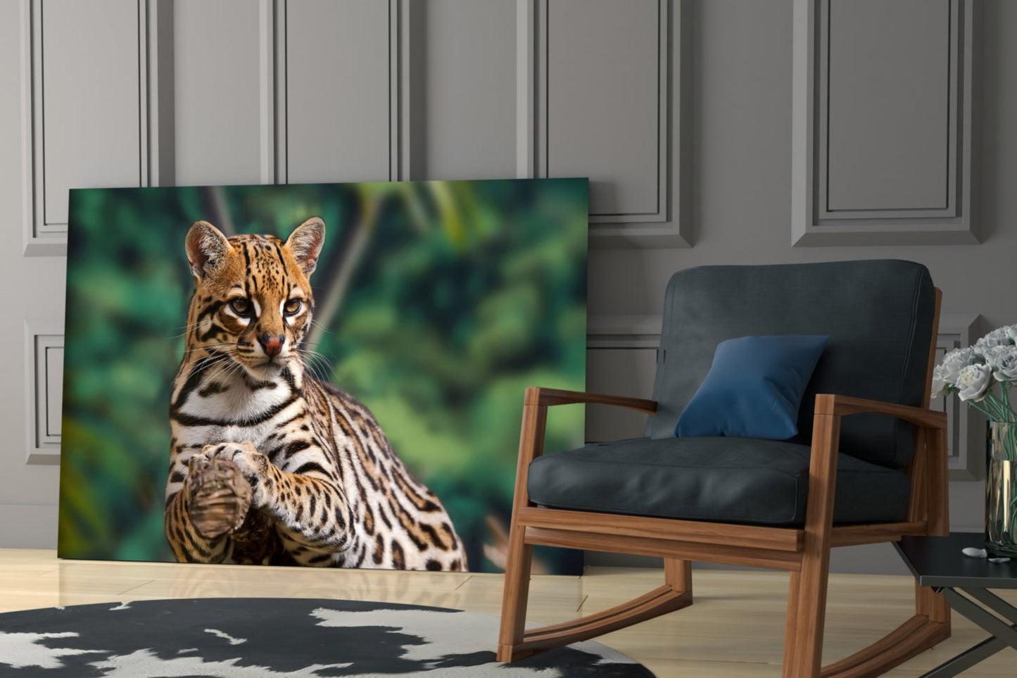 Insigneart USA Insigneart USA Cheetah Glass Wall Art
