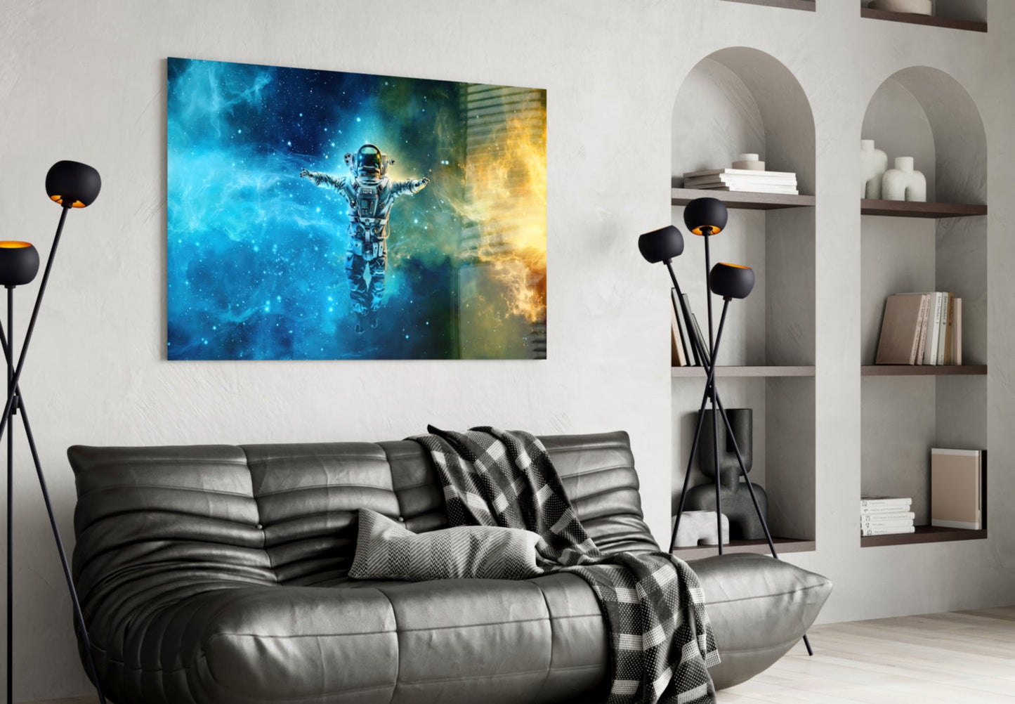 Insigneart USA Insigneart USA Astronaut Glass Wall Art