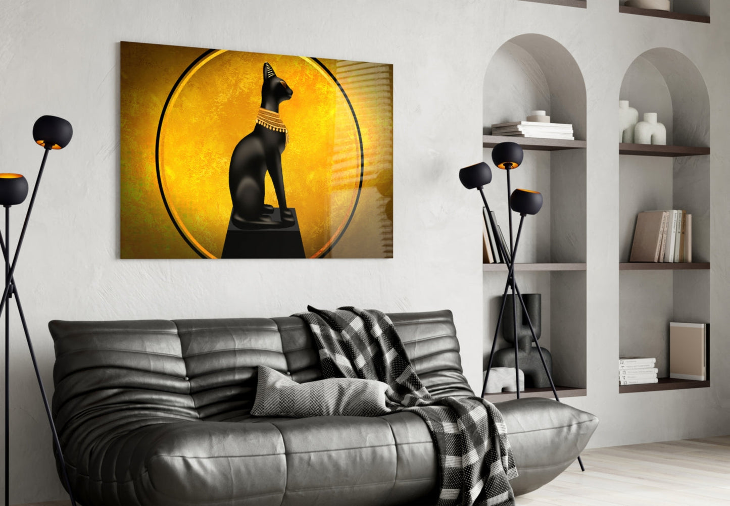 Insigneart USA Insigneart USA Cat Glass Wall Art