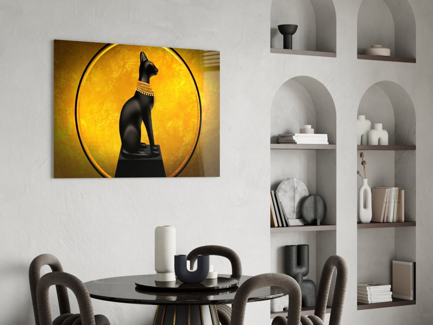 Insigneart USA Insigneart USA Cat Glass Wall Art