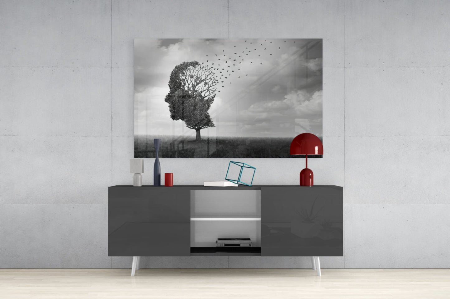Insigneart USA Insigneart USA Autumn of Thoughts Glass Wall Art