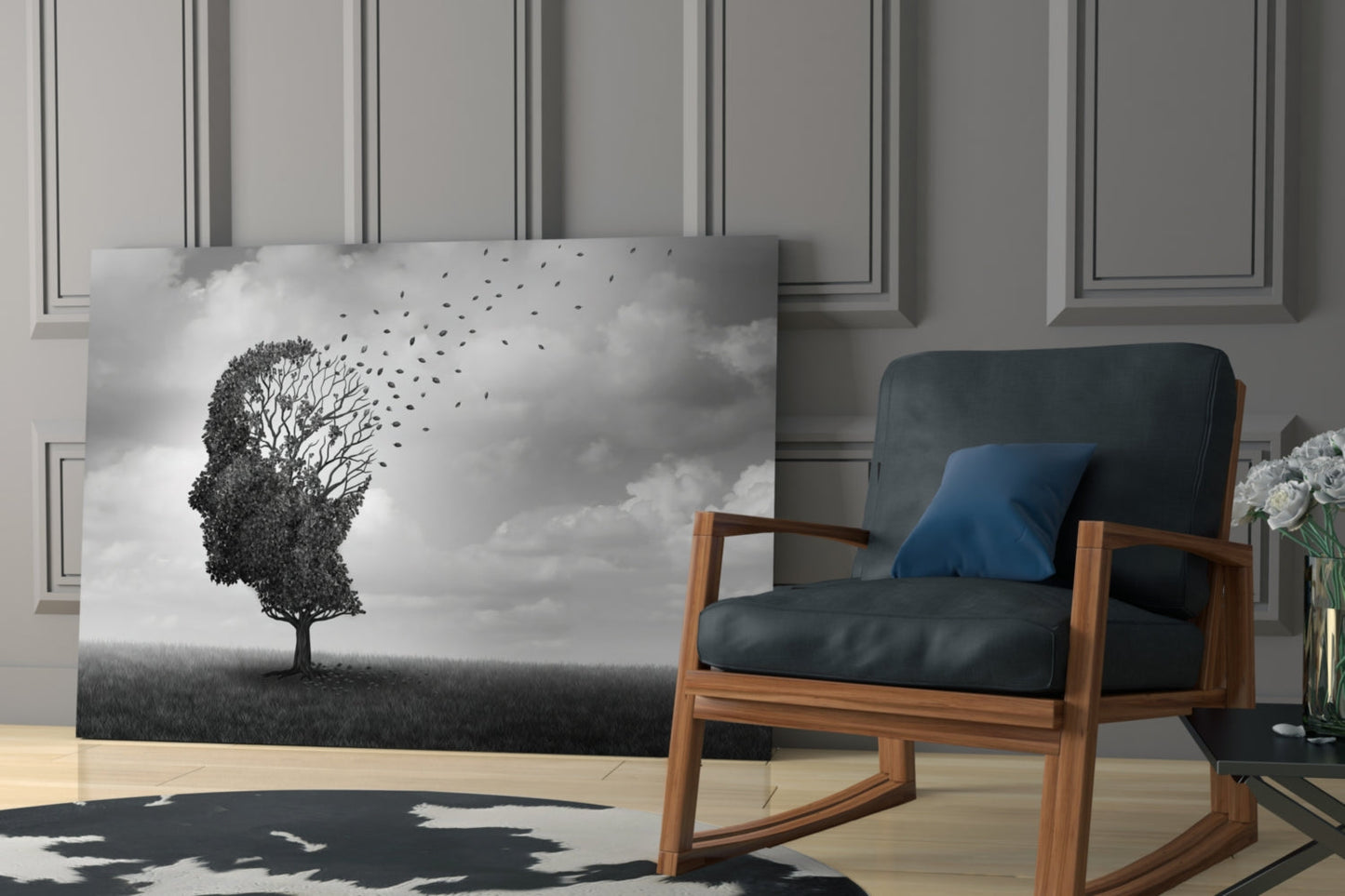 Insigneart USA Insigneart USA Autumn of Thoughts Glass Wall Art