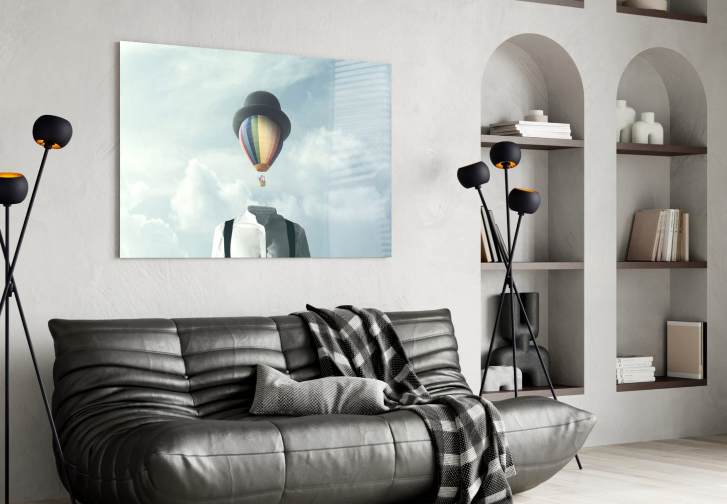 Insigneart USA Insigneart USA Balloon Heads Glass Wall Art