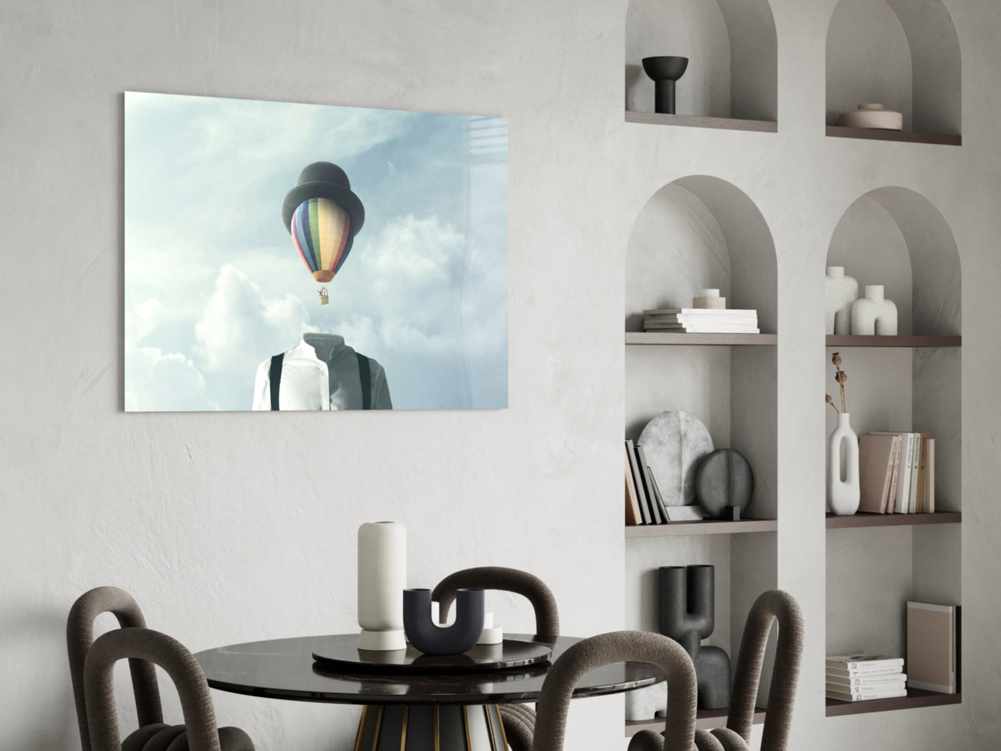 Insigneart USA Insigneart USA Balloon Heads Glass Wall Art
