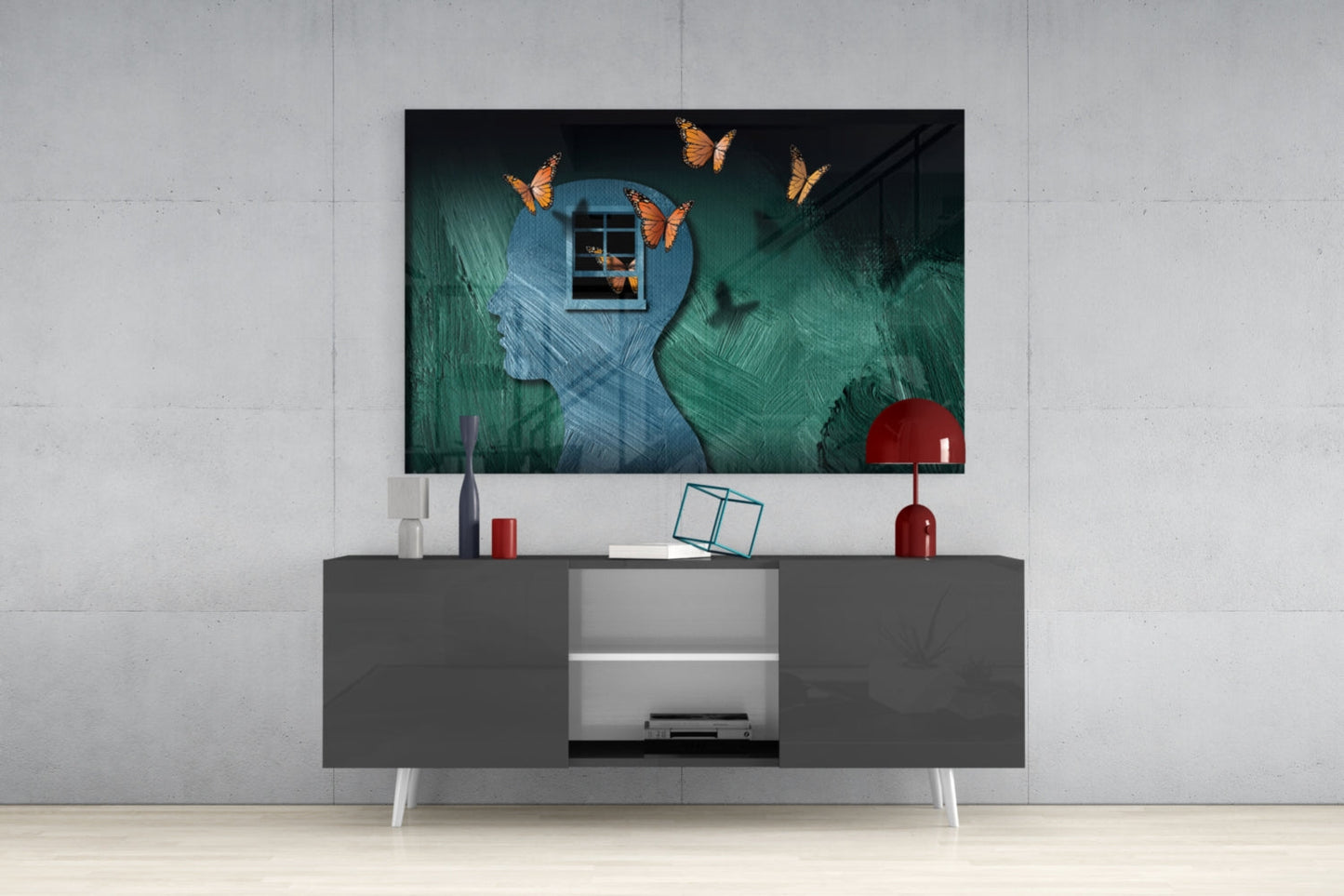 Insigneart USA Insigneart USA Butterfly Effect Glass Wall Art